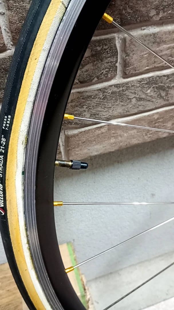 ロードバイク　チューブラーホイール前後セット