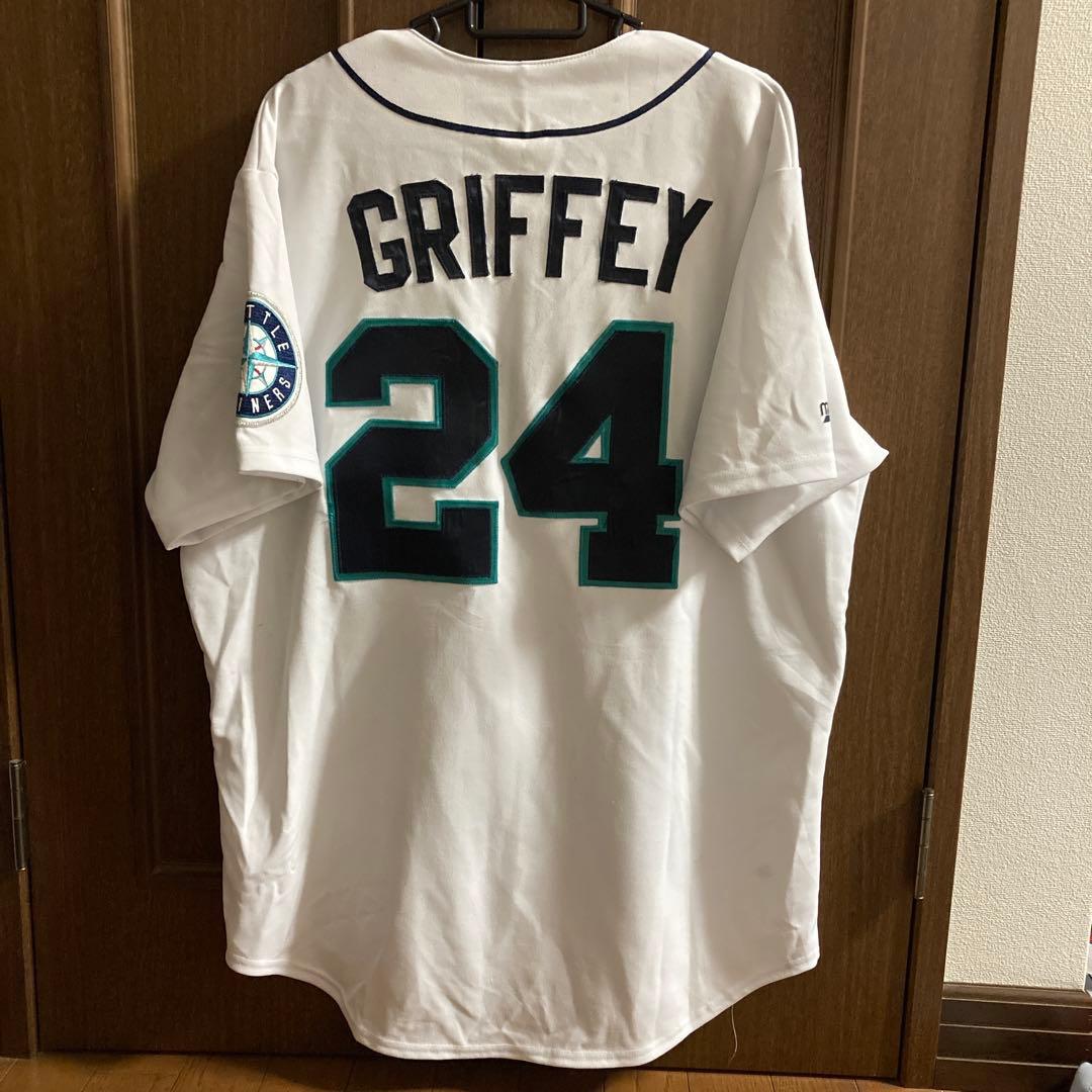 シアトル　マリナーズ　ケン•グリフィーjr ユニフォーム　ホワイト