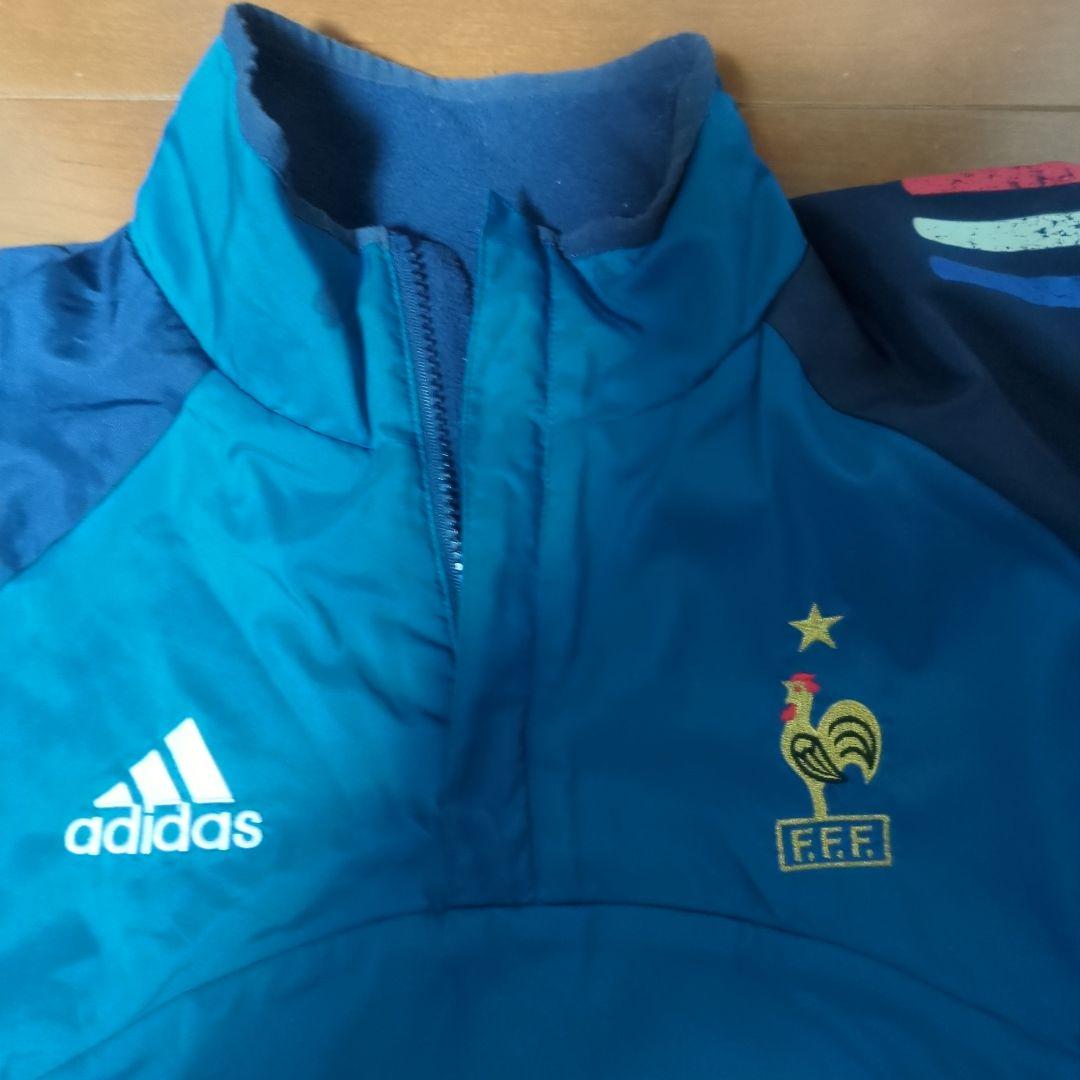 アディダス正規品フランス代表フリースジャケット　2002頃　ジダン