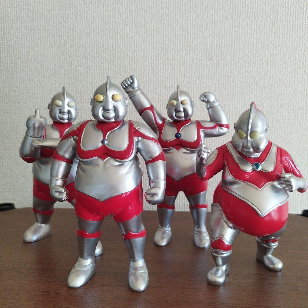 人気　可愛い　チームデブトラマン　ぽっちゃり　特撮　ソフビ