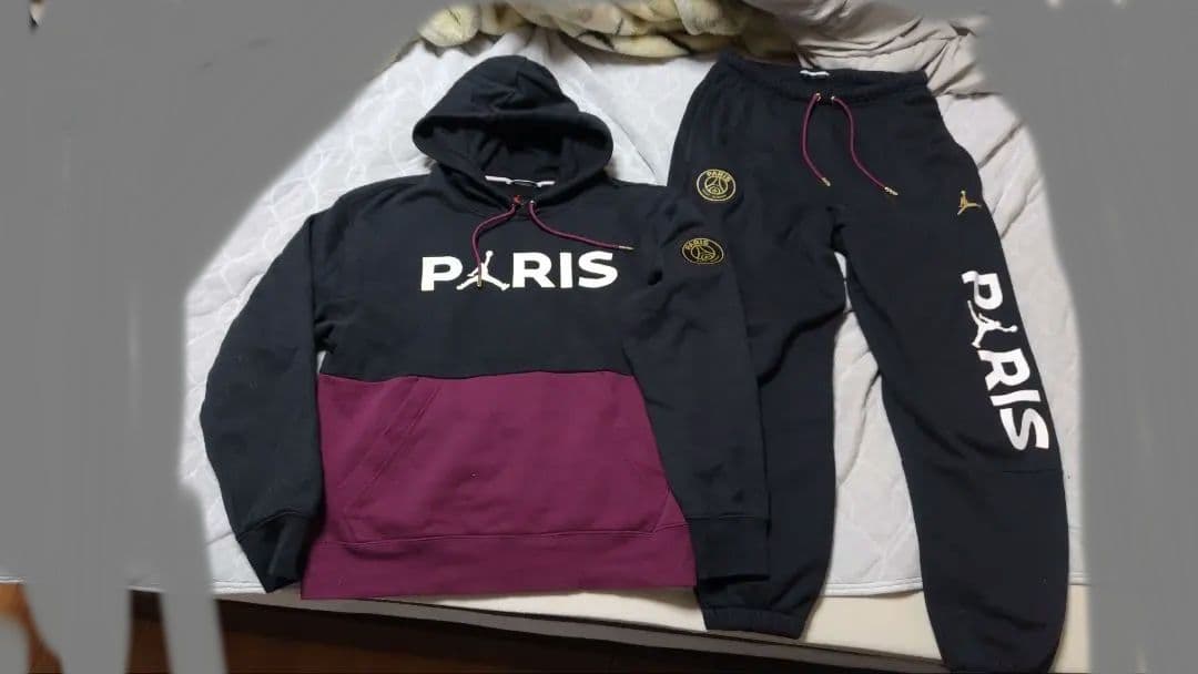 ジョーダン✕パリSG　スウェットパーカー　セットアップ