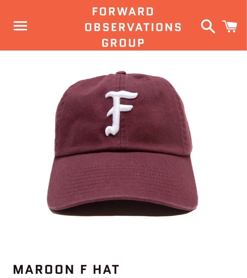 【実物】 FOG Maroon F Hat