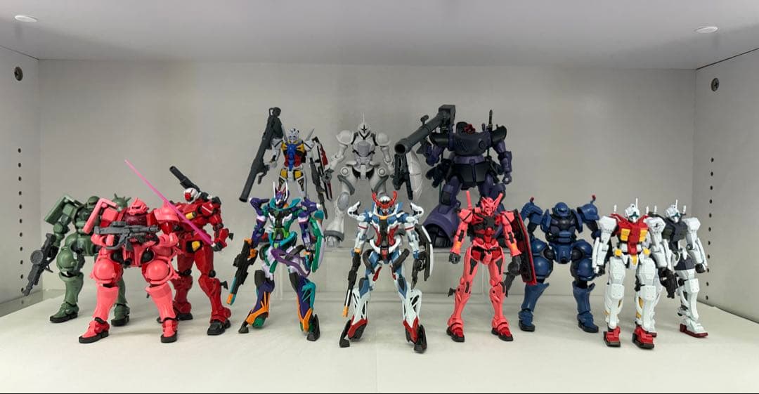 ジークアクス系　ガンプラ組立済みジャンク品12体セット