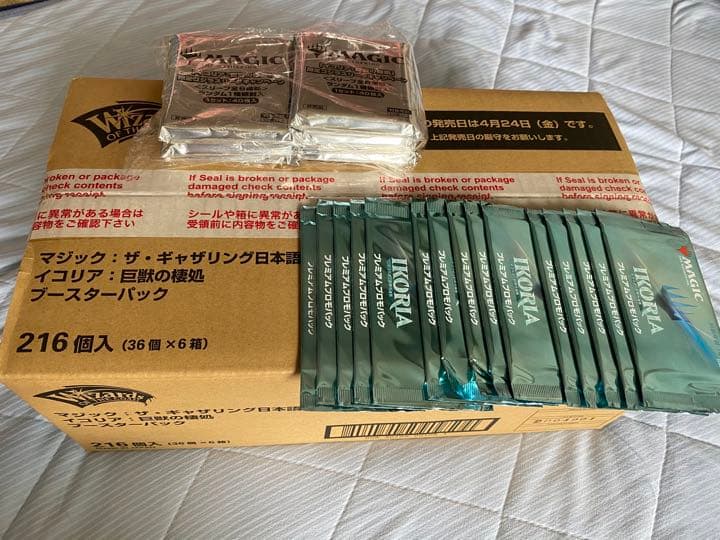 イコリア6BOX&プレミアムプロモパック＆ゴジラスリーブ