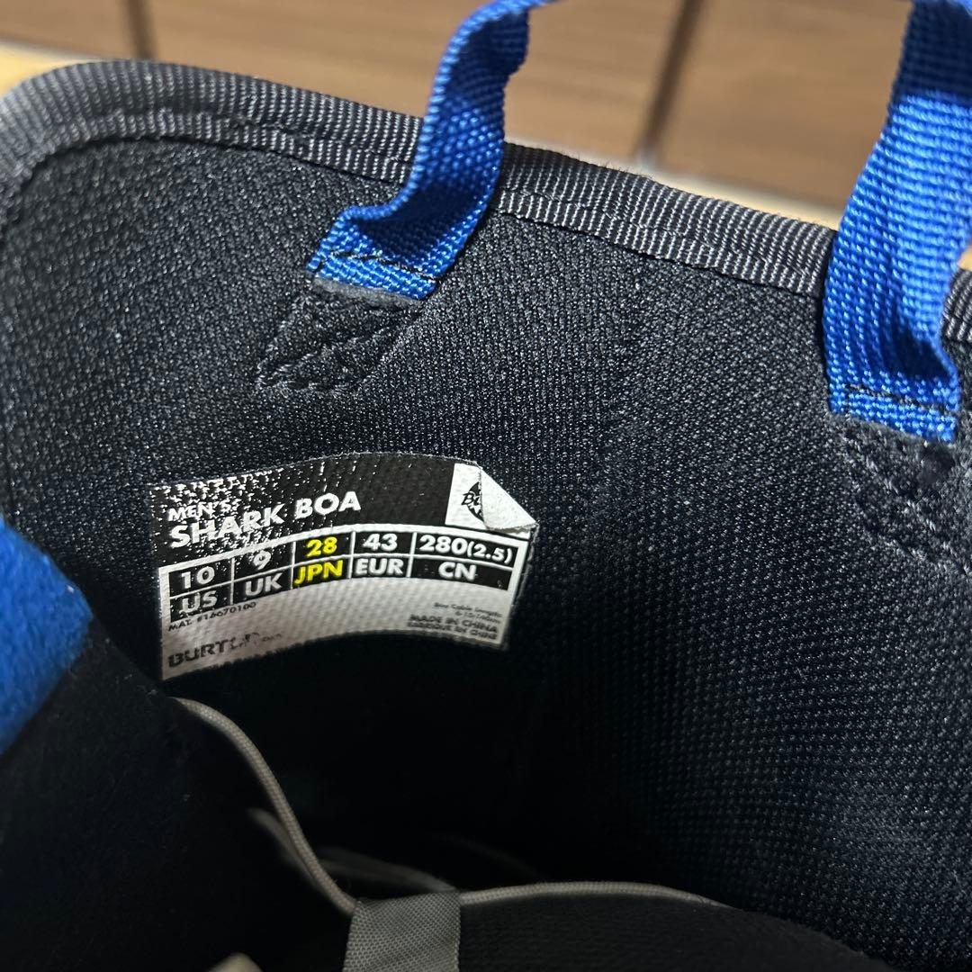 バートン BURTON スノーボードブーツ　SHARK BOA 28cm