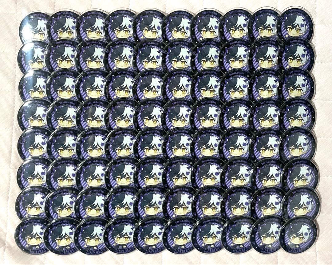 AMPTAKxCOLORS まぜ太くん ハロウィンデフォ 缶バッジ