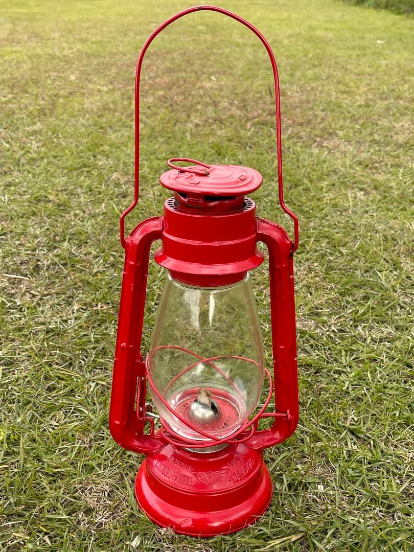 別所ランプ　No.500 ウィール 赤 オイルランタン 日本製