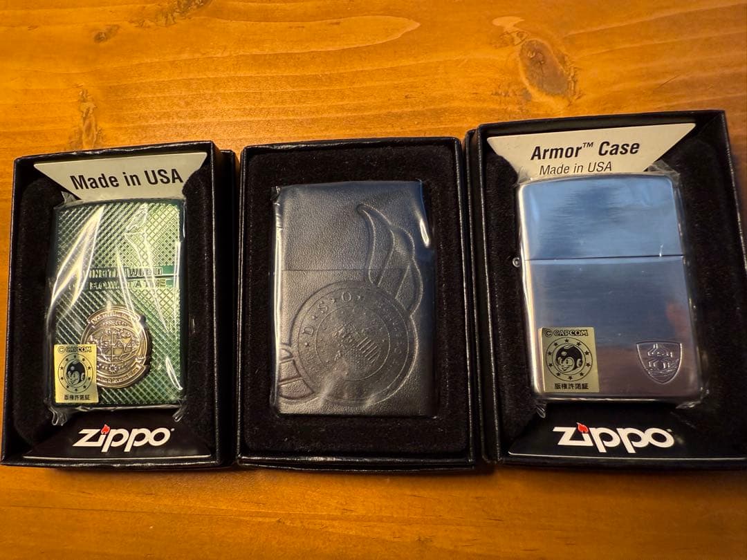【未使用・新品】バイオハザード 6 ZIPPO × 3