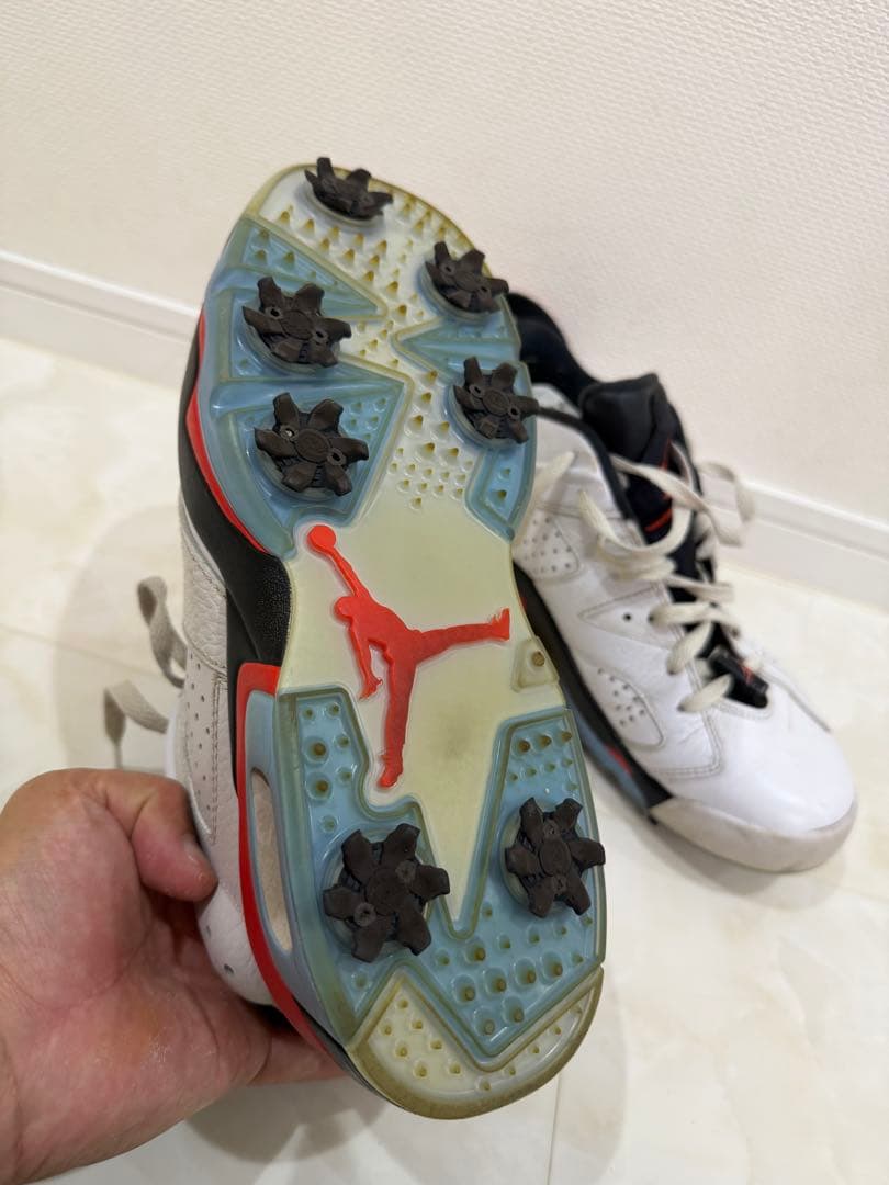 NIKEナイキ AIR JORDAN6 RETRO LOW GOLF 27.0