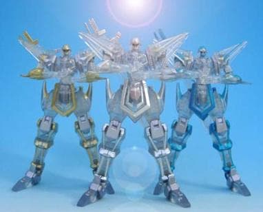 【未開封】WC 限定 ギガブレイン 忍者戦士 飛影 クリアバージョン 3種セット