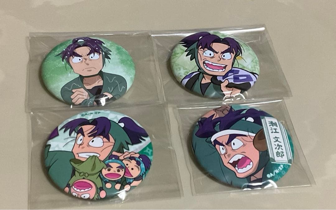 忍たま乱太郎　潮江文次郎缶バッジセット