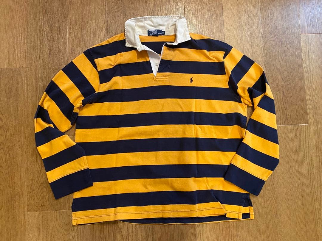 ラルフローレンラガーシャツ ビンテージ 好配色 サイズ感抜群オーバーサイズ XL