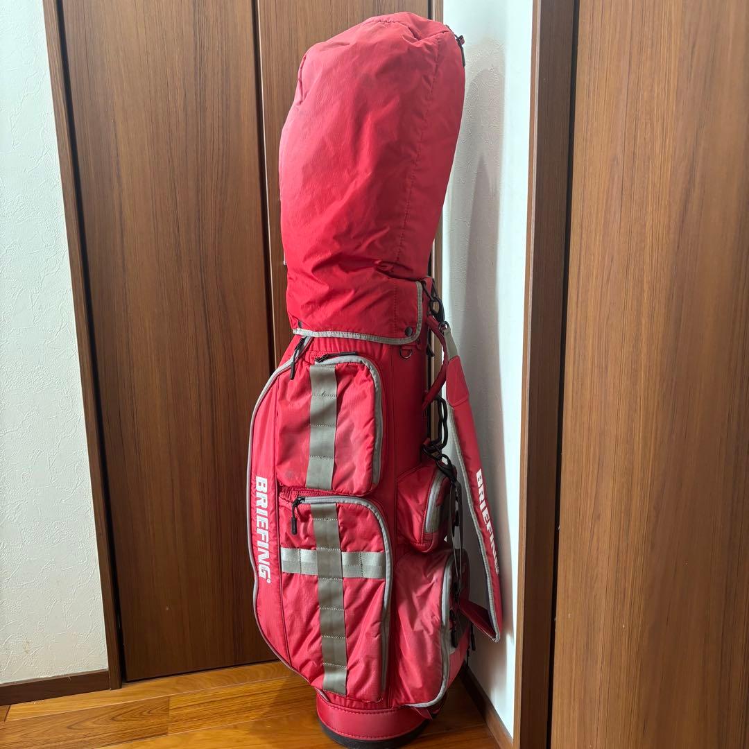 BRIEFING GOLF CR-6 レッド　キャディバッグ