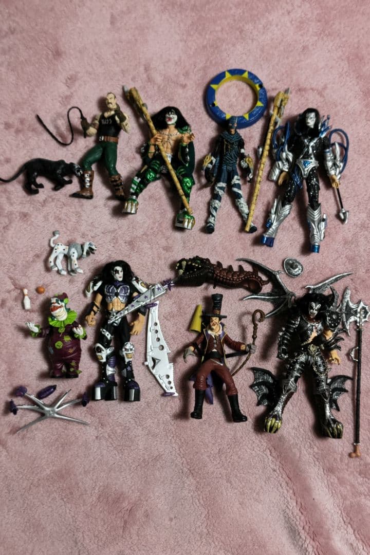 マクファーレントイズ　KISS　サイコ・サーカス4体セット