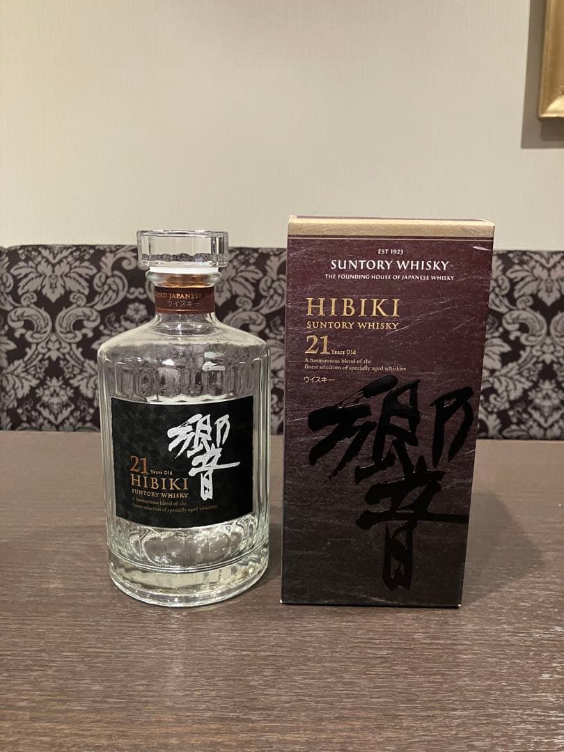 Hibiki 21年 ウイスキー 750ml 箱入り空瓶