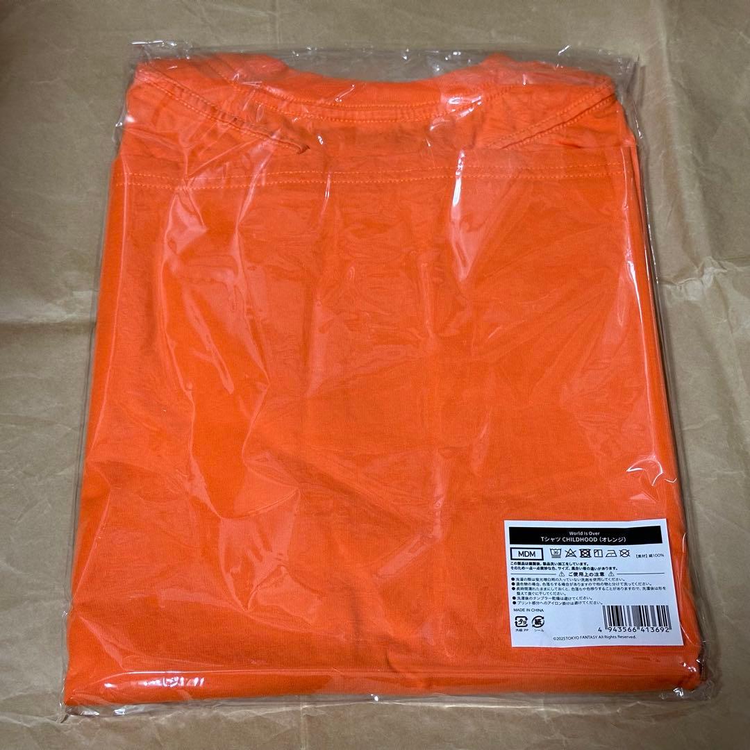World Is Over オレンジ tシャツ M セカオワ fukase 深瀬