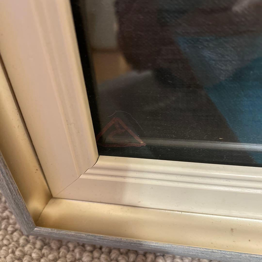 【模写】夭折の天才画家の油彩画　【人物】額装F6号　有元利夫