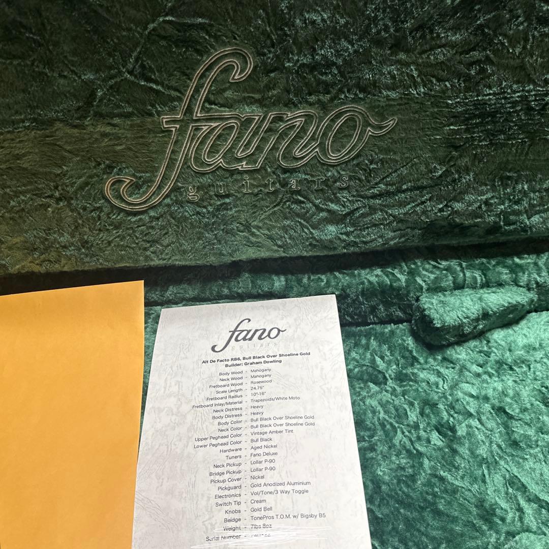 ギター fano RB6 Alt De Fact