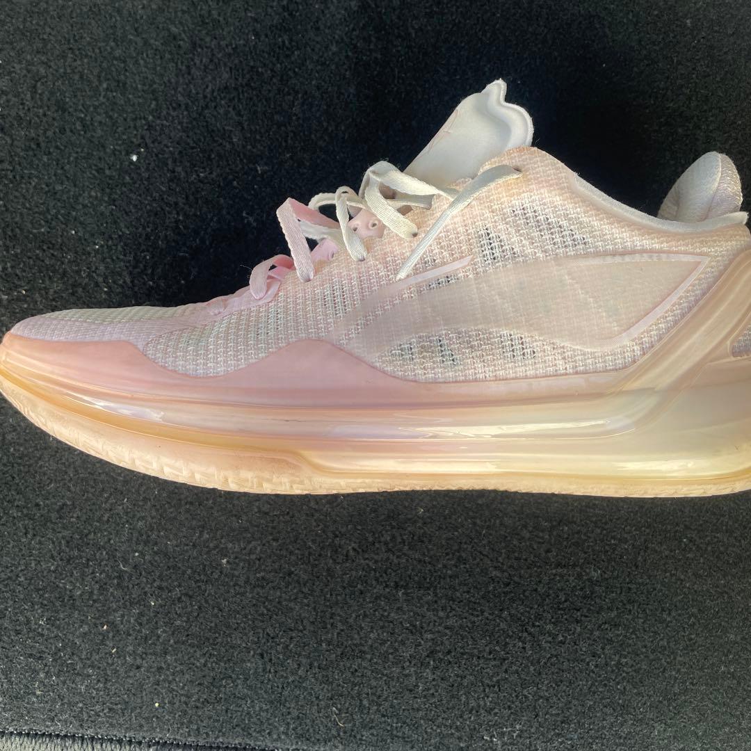 リーニン　バスケットボールシューズ ホワイト/ピンク