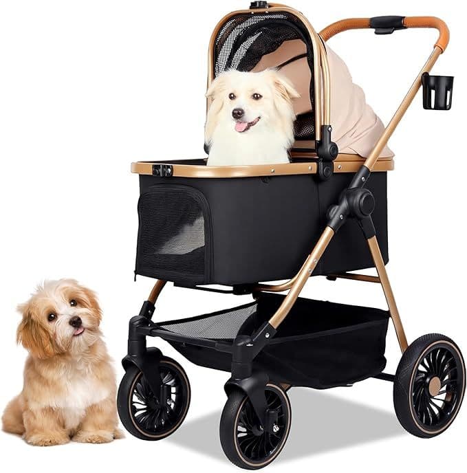 a124n【多機能で快適】Totoro ball ペットカート 折り畳みバギー