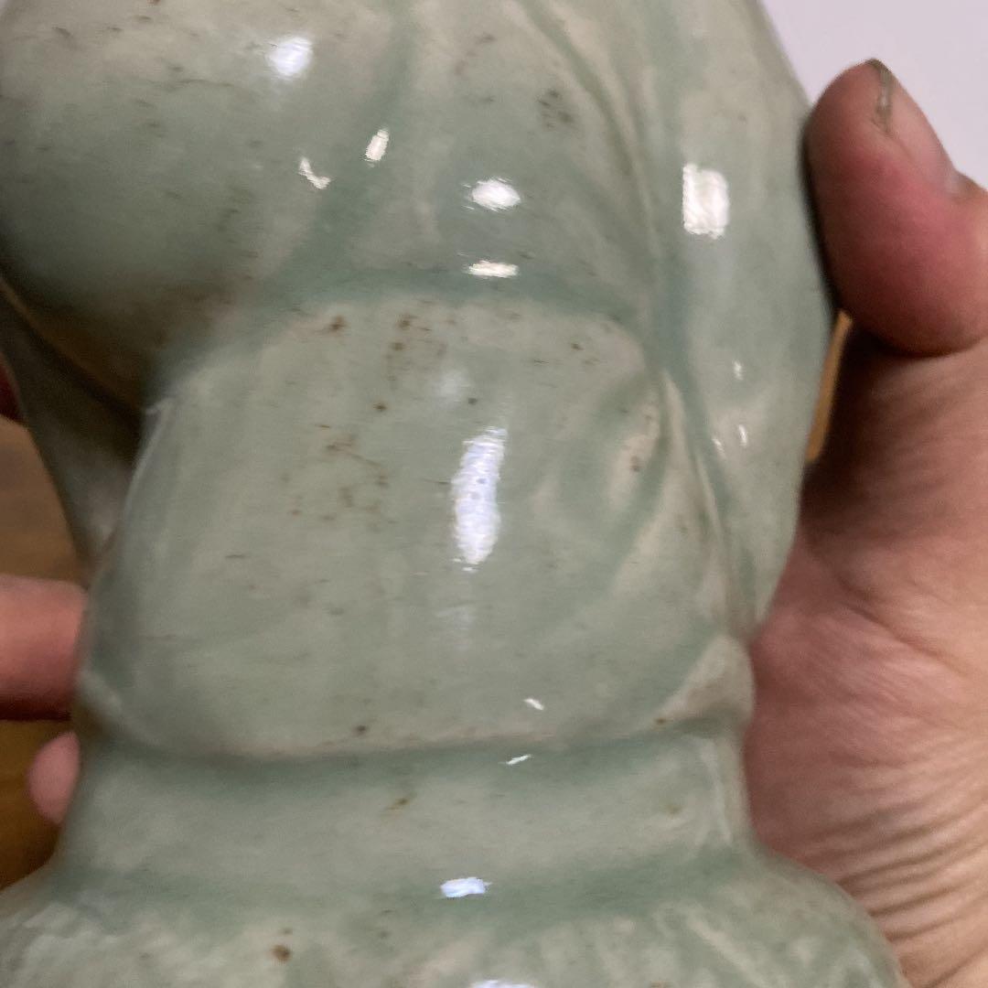 古伊万里青磁大黒天ふせ香炉