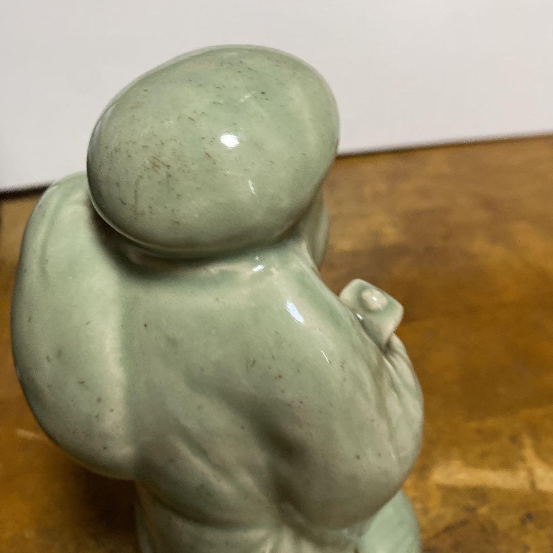 古伊万里青磁大黒天ふせ香炉