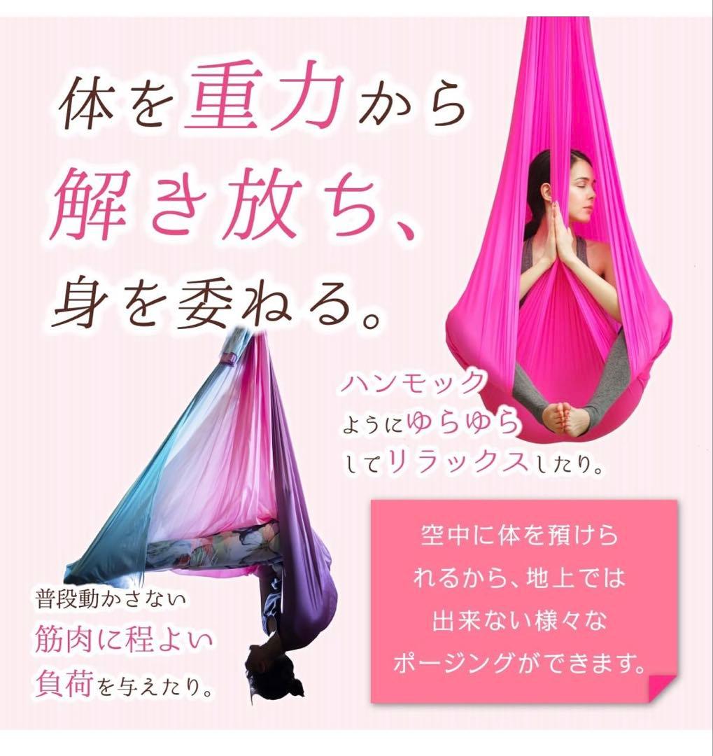 エアリアルヨガ 専用ハンモック 3点セットGIGANT 新品未開封品