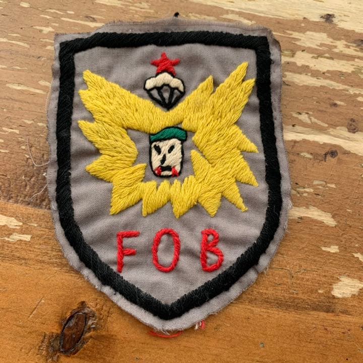 vintage 40s〜50s army skull ワッペン ベトナム戦争希少