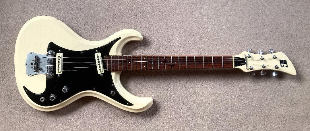 ギター GUYATONE LG150T MOSRITE STYLE WHITE 60s