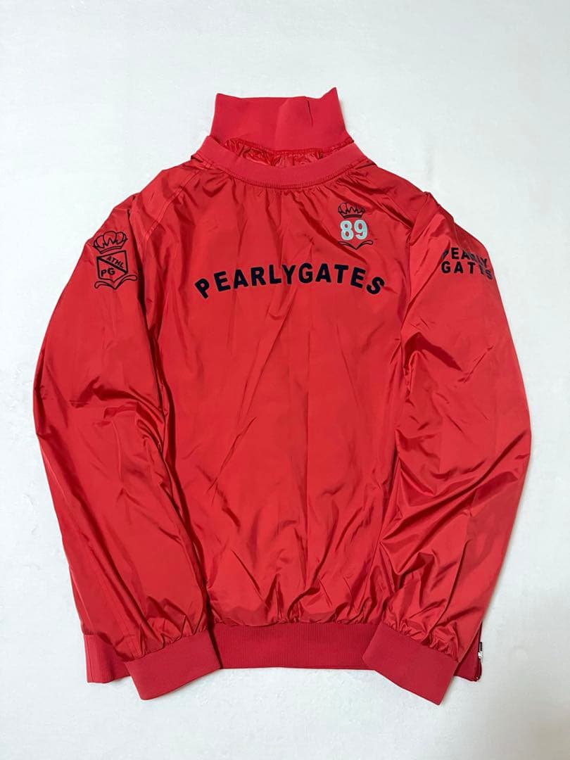 【訳あり】【PEARLY GATES】サイズ6赤＊ツインスニード＊シャカシャカ