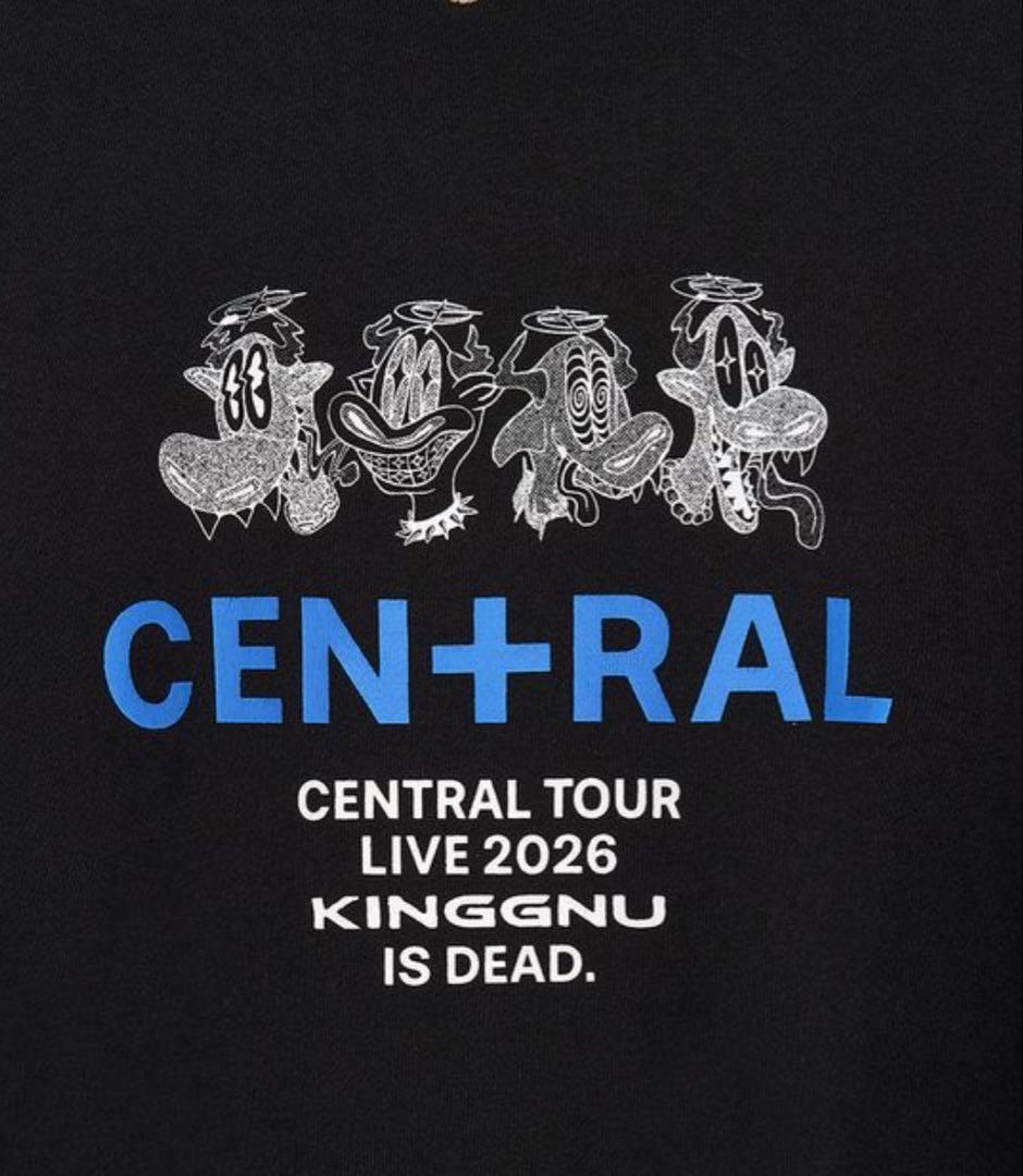 KingGnu CEN+RAL フーディー ブラック S