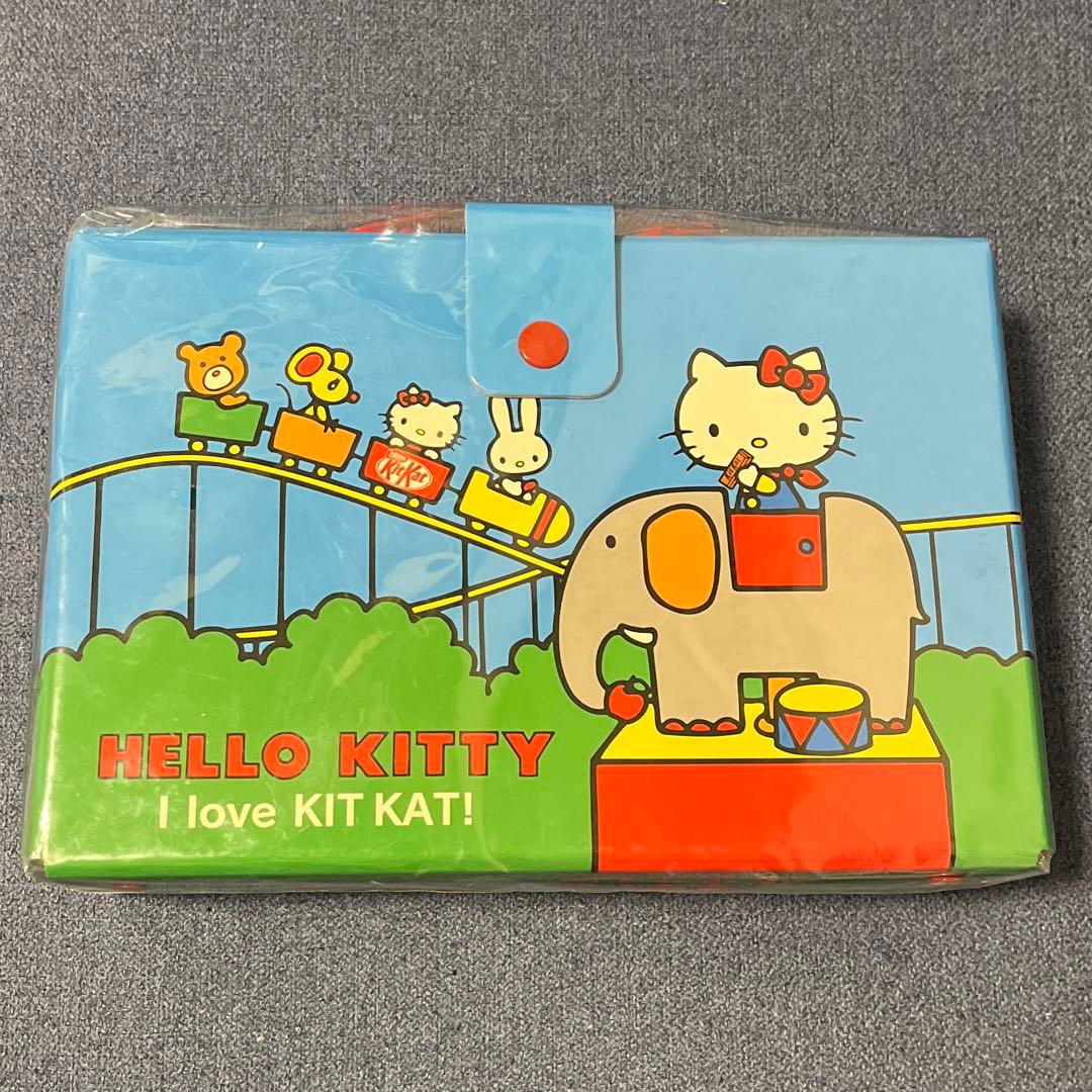 超希少 ハローキティ キットカットコラボ紙製トランクHellokittyサンリオ