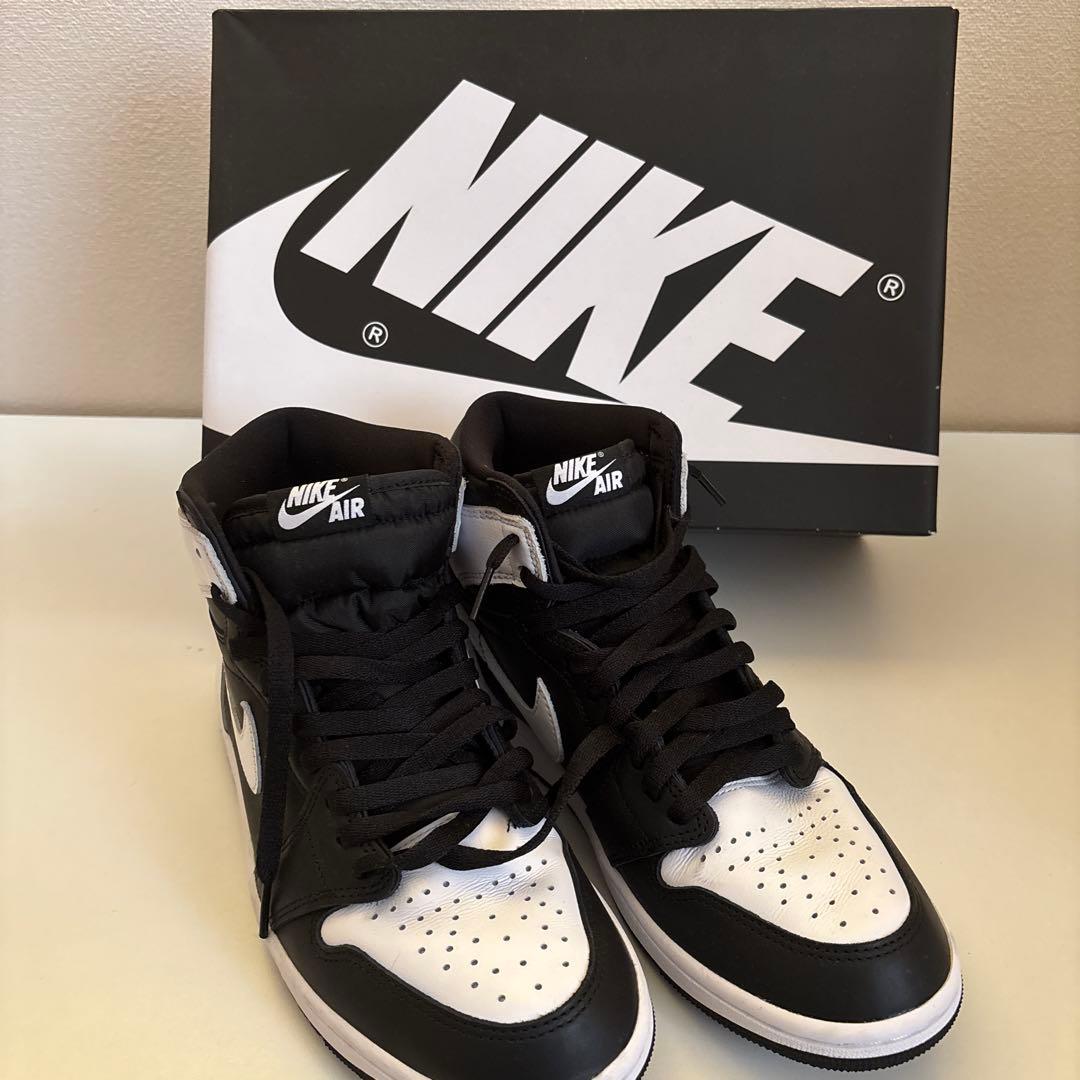 エアジョーダン1 HIGH OG BLACK and WHITE 26.5