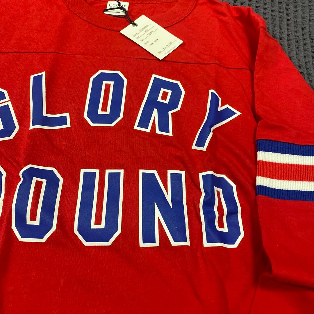 クーティー COOTIE フットボールシャツ NFL XL 赤 日本製 新品