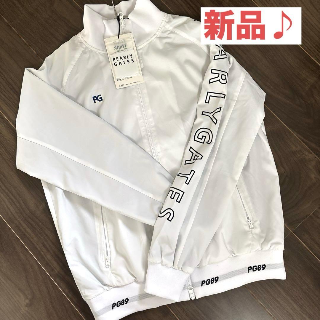 新品♪PEARLY GATES PG89 ホワイトジャケット　１太陽光熱　保温性