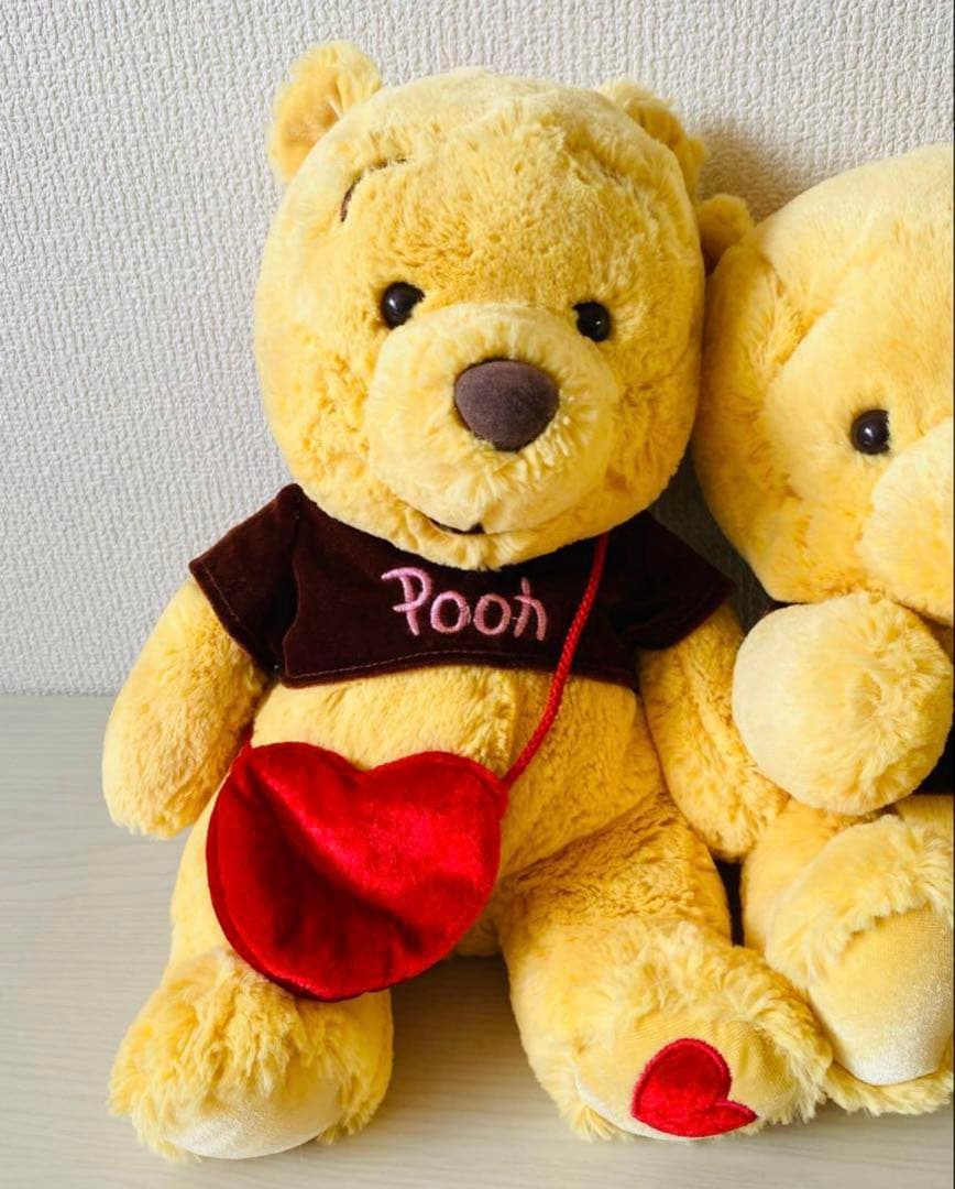 プーさん バレンタイン 限定 ぬいぐるみ パペット Disney Pooh