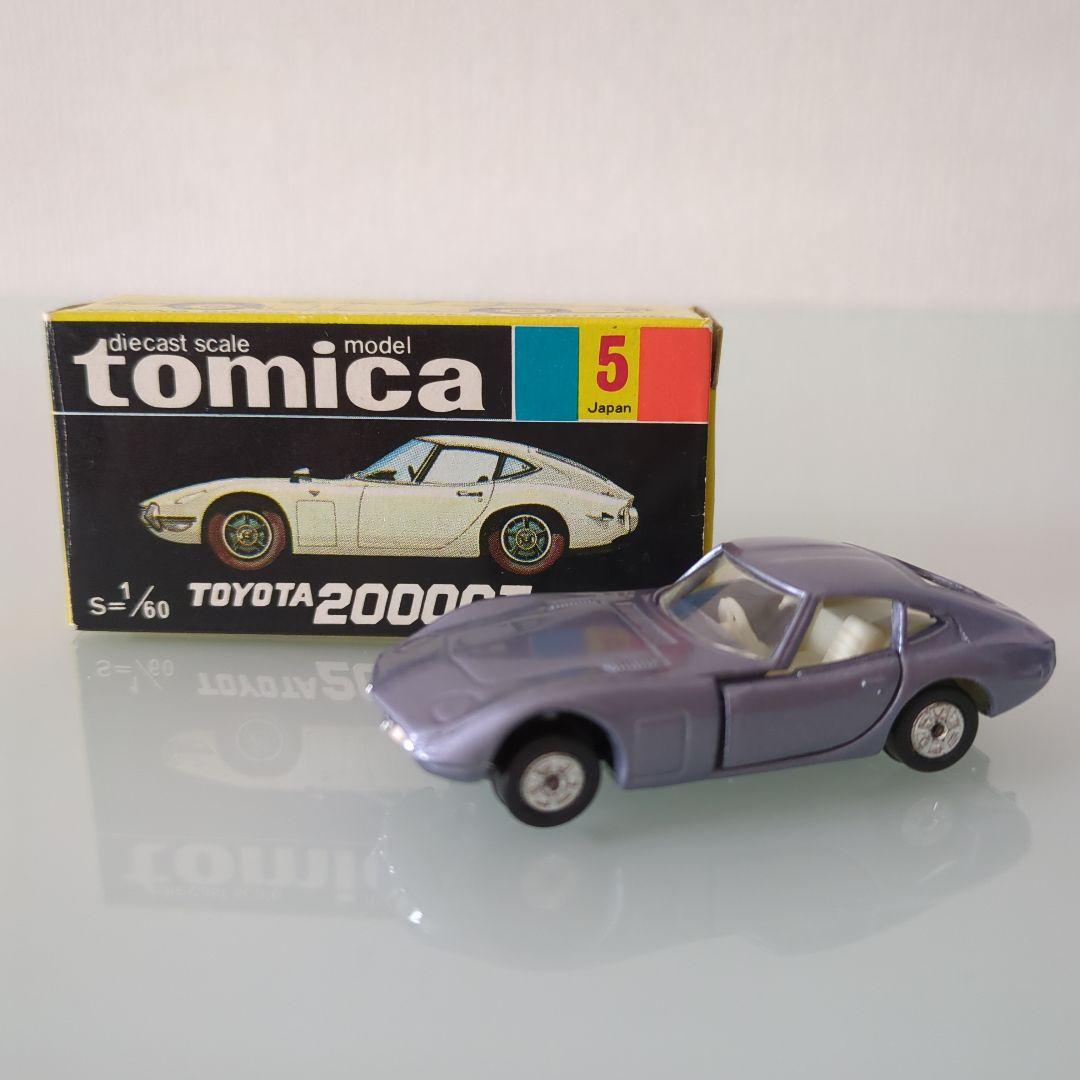 【美品】黒箱トミカ トヨタ2000GT 1/60