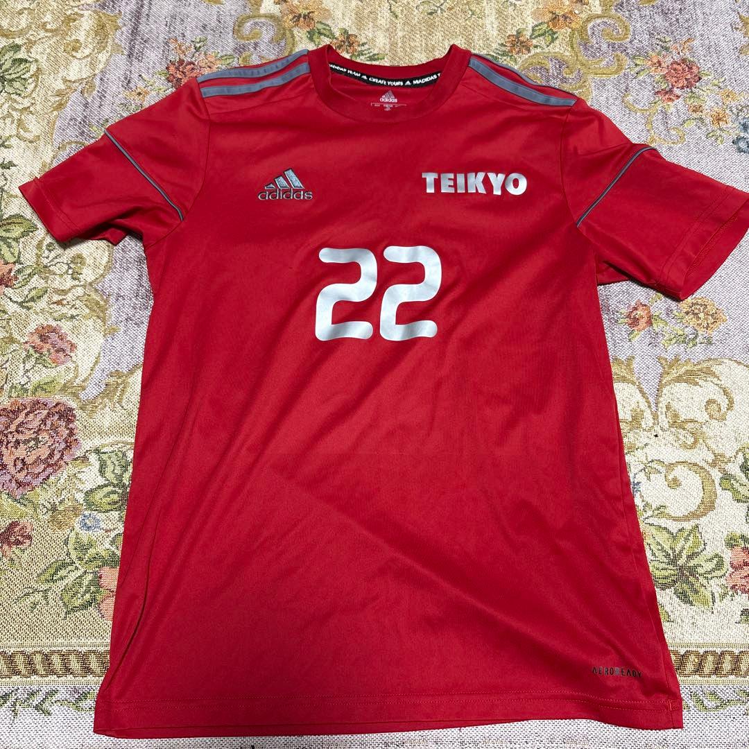 帝京第三アディダス 赤 シャツ 22 35 54