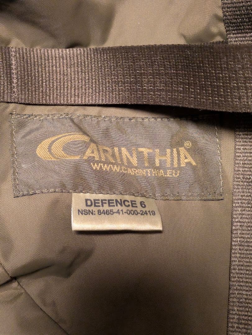 CARINTHIA DEFENCE 6 シュラフ sizeL