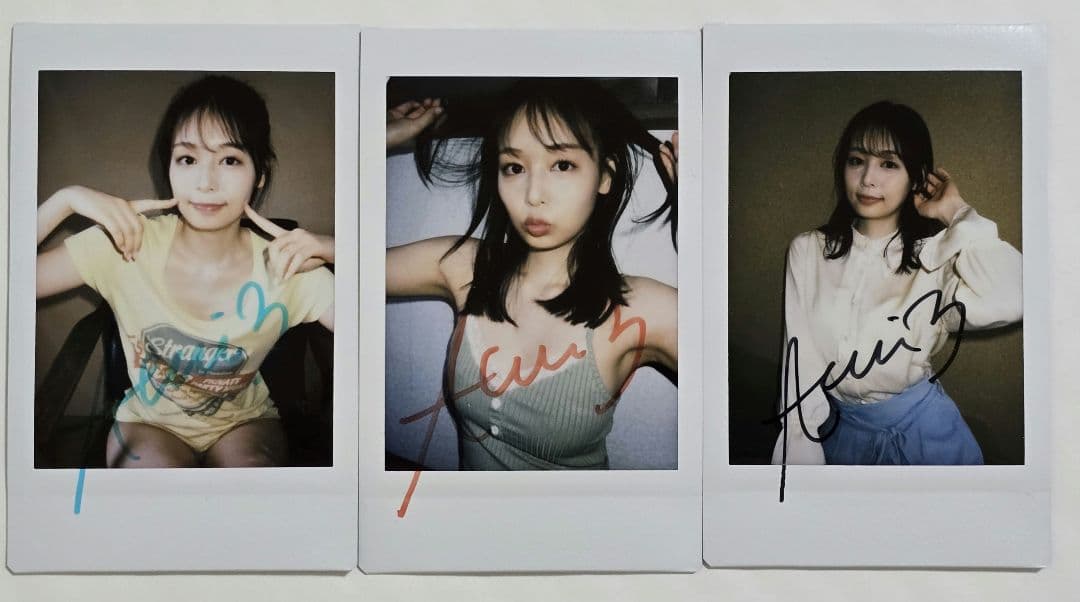 時田亜美(ami) サイン入り チェキセット