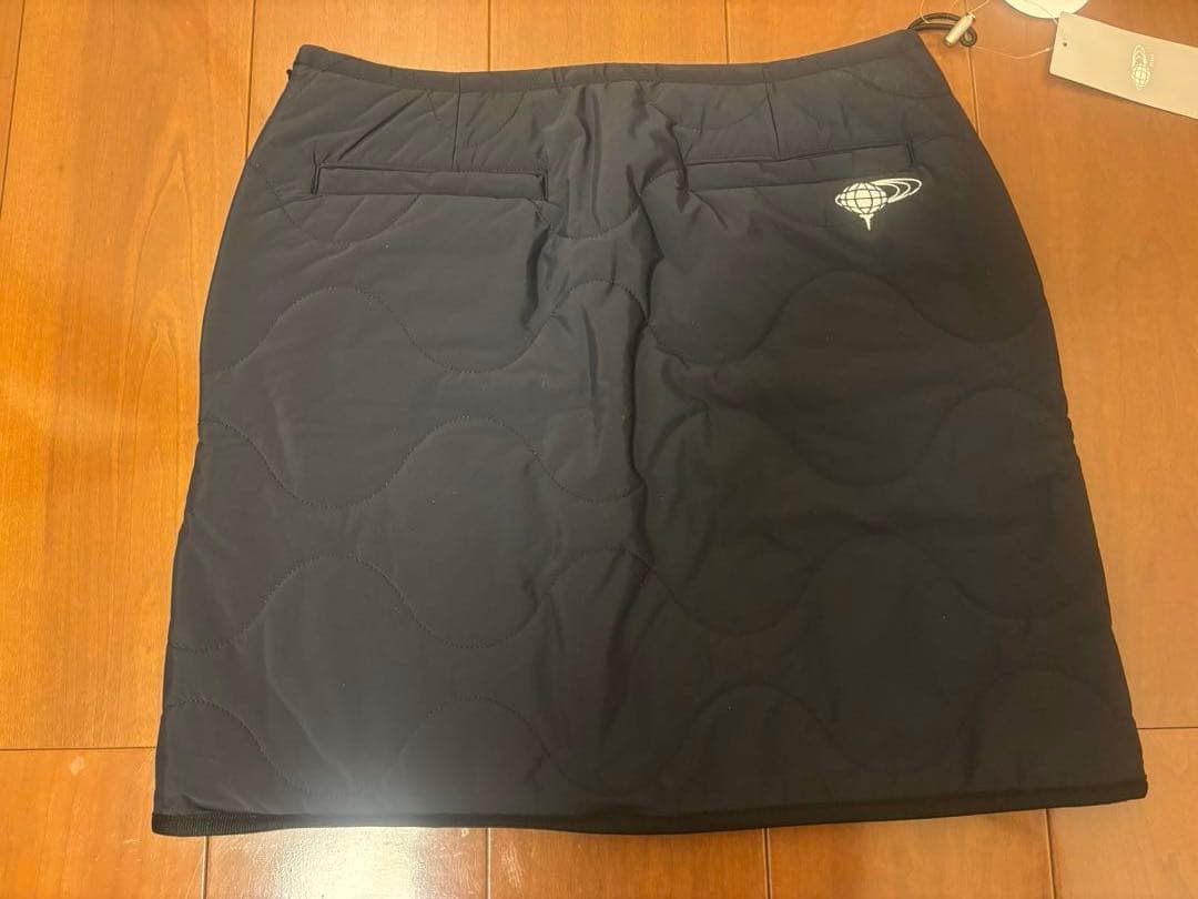 Beamsゴルフ ブラック キルティングスカート Lサイズ