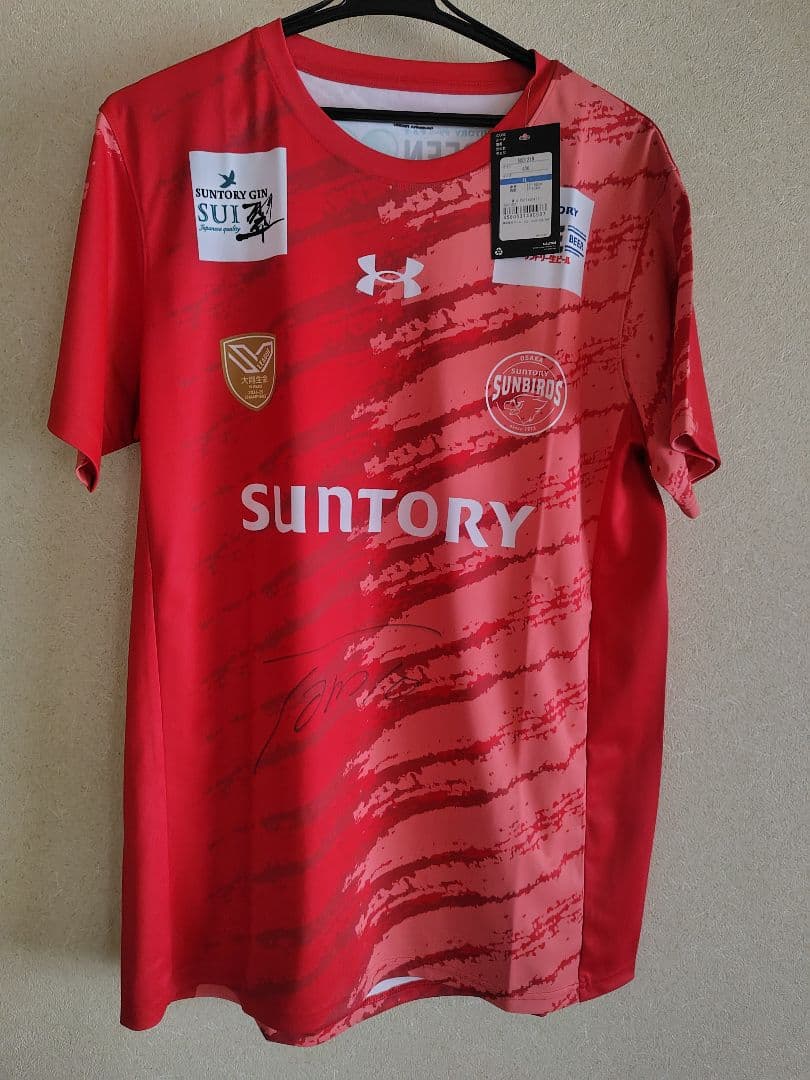 J*3様 サントリーサンバーズ 小川智大サイン入りユニフォーム XLサイズ おま