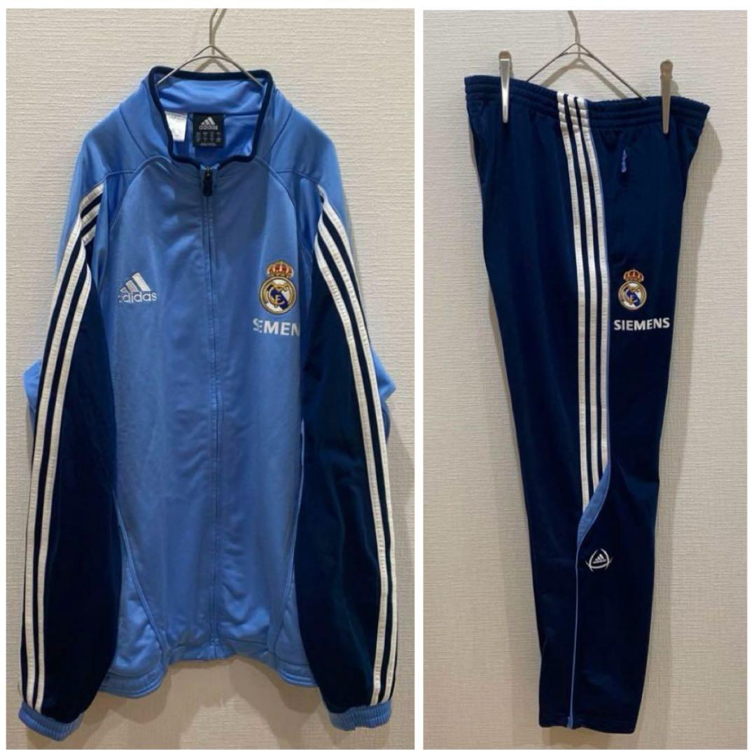 希少サイズ セットアップ adidas／レアル・マドリード ジャージ
