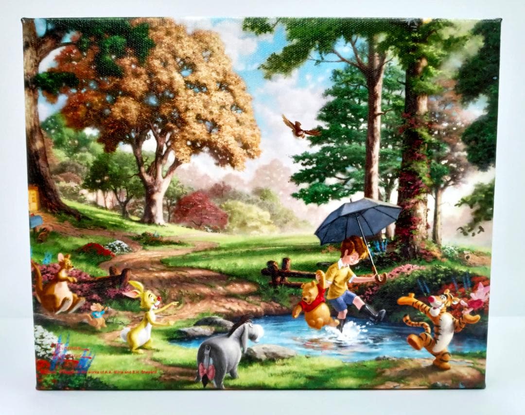 ■新品■ディズニーアート　トーマスキンケード　キャンバスジークレ　くまのプーさん