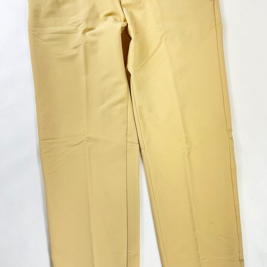 【美品】デサントゴルフ パンツ メンズウェア XL 裏起毛 ストレッチ ベージュ