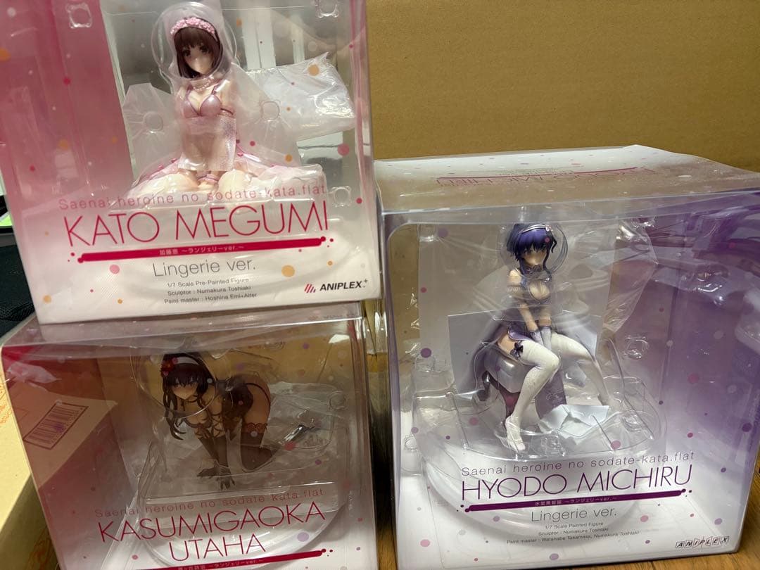 冴えない彼女の育てかた　ランジェリー 　加藤恵、霞ヶ丘詩羽、氷堂美智留