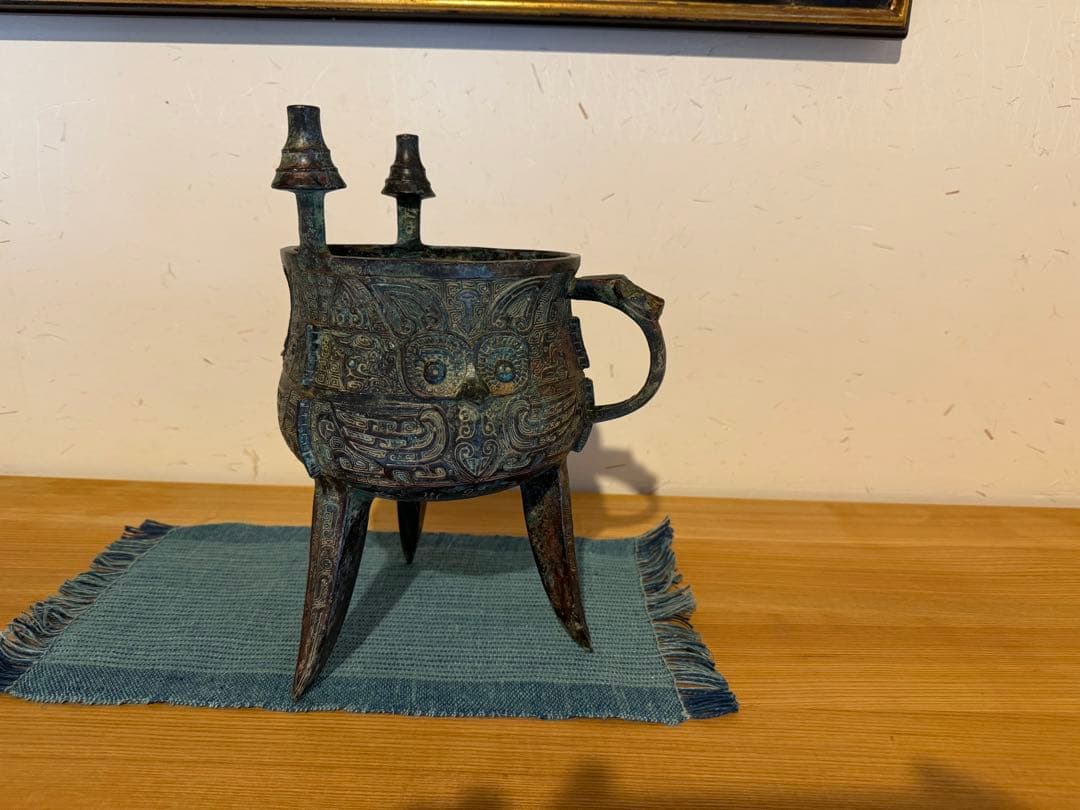 古代中国青銅器　斝　酒器