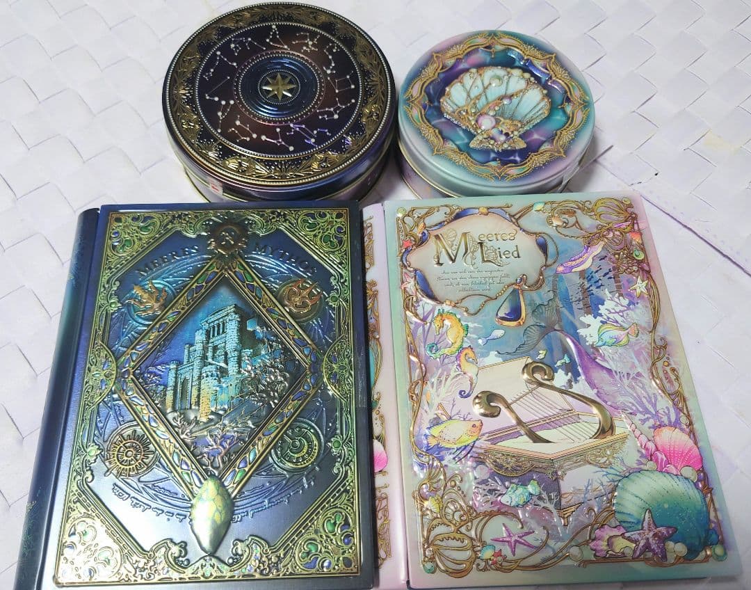 新品未開封　メリーチョコレート　ナハトラビュリント　缶入りチョコレート4点セット