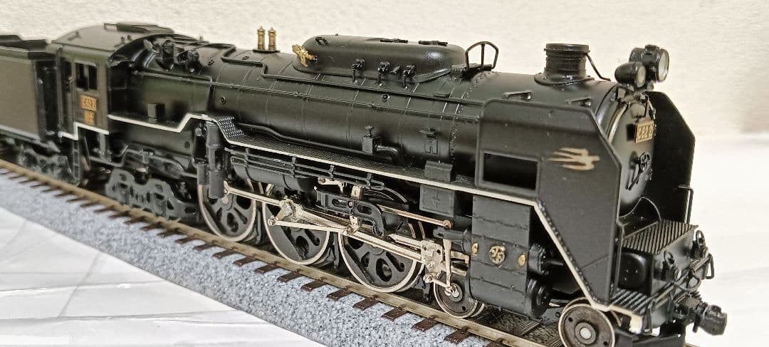 HOゲージ 天賞堂 Ｃ622号機蒸気機関車、No;491、メンテナンス済