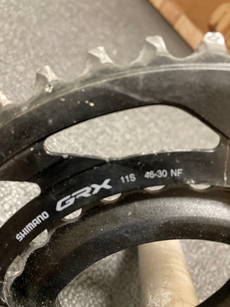 パーツ SHIMANO GRX FC-RX600-2 46-30 11S 165mm